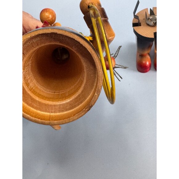 Steinbach Vintage German Smoker Chimney Sweep Wooden Figurine With Ladder & Spid - Picture 9 of 11